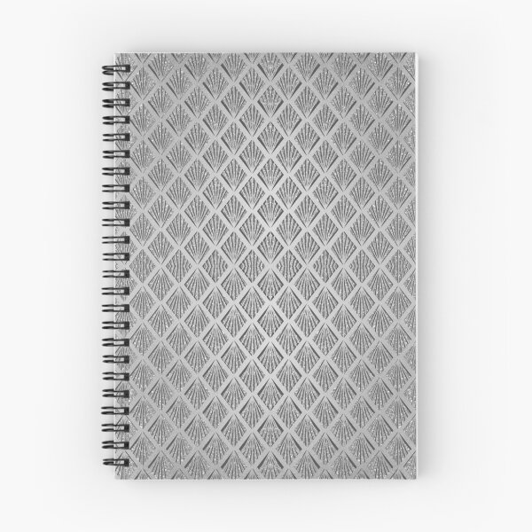 Item preview, Art Deco Silver Glitter Pattern designed and sold by AdinaRose.