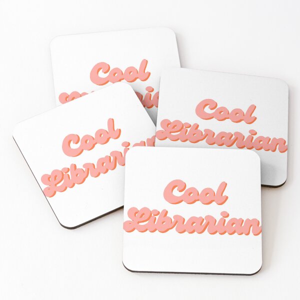 Item preview, Retro Cool Librarian Design in Pink & Orange  designed and sold by WildeandCo.