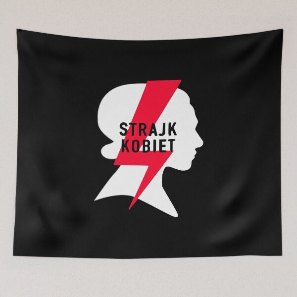 Item preview, Strajk Kobiet Woman black designed and sold by oxoxoxo.