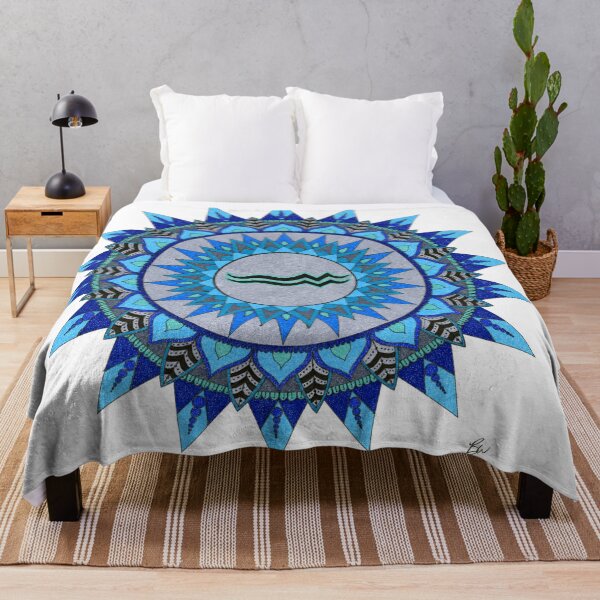 Item preview, Aquarius Mandala designed and sold by WildElfDesigns.