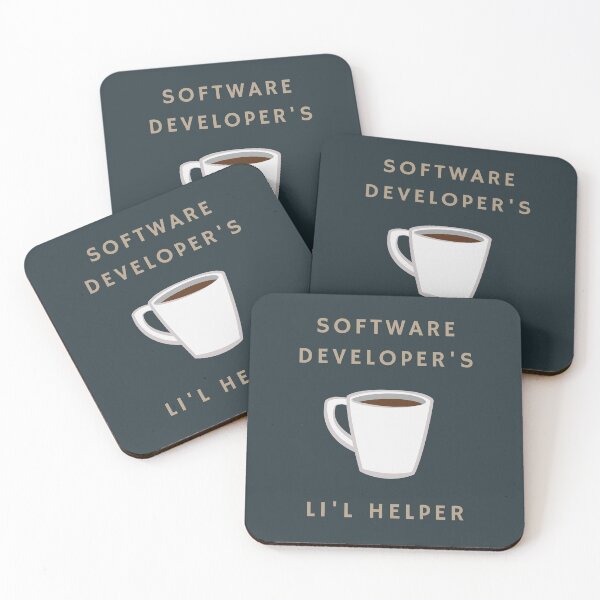 Item preview, Software Developer's Little Helper - Coffee designed and sold by GoalsWithSoul.