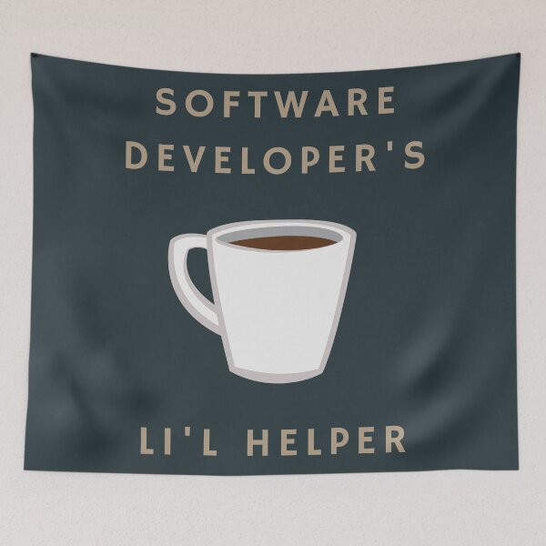 Item preview, Software Developer's Little Helper - Coffee designed and sold by GoalsWithSoul.