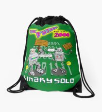 Flight of the Conchords - Binary Solo - Robots 2 Drawstring Bag