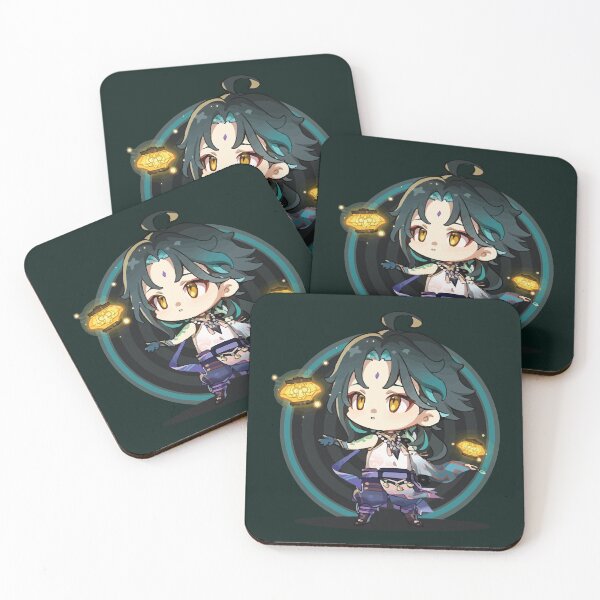 Item preview, Genshin Impact - Chibi Xiao in Chinese Lantern Festival Event designed and sold by Krimsy.