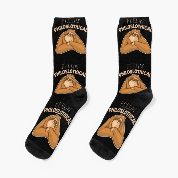 Item preview, Feeling Philoslothical - thinking sloth designed and sold by The Philosopher's Shirt.