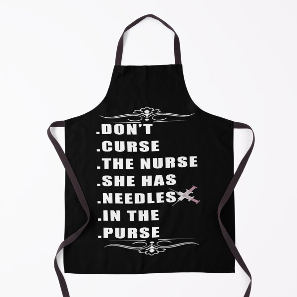 Item preview, don't curse the nurse merch designed and sold by med-leghdaich.