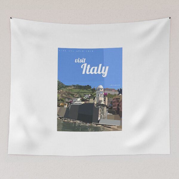 Item preview, Visit Italy Vernazza Travel Poster designed and sold by mckinnon stewart.