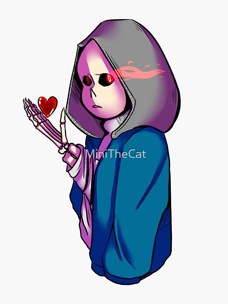 Dust Sans Sticker Sticker for Sale by MiniTheCat