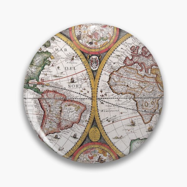 Item preview, Old Map of the Globe designed and sold by Element85.