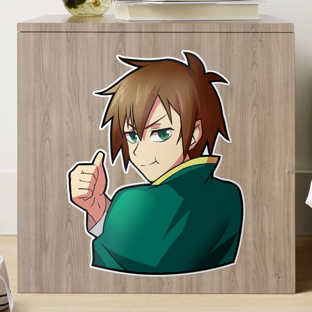 Konosuba Kazuma Sticker - Konosuba Kazuma Steal - Discover & Share