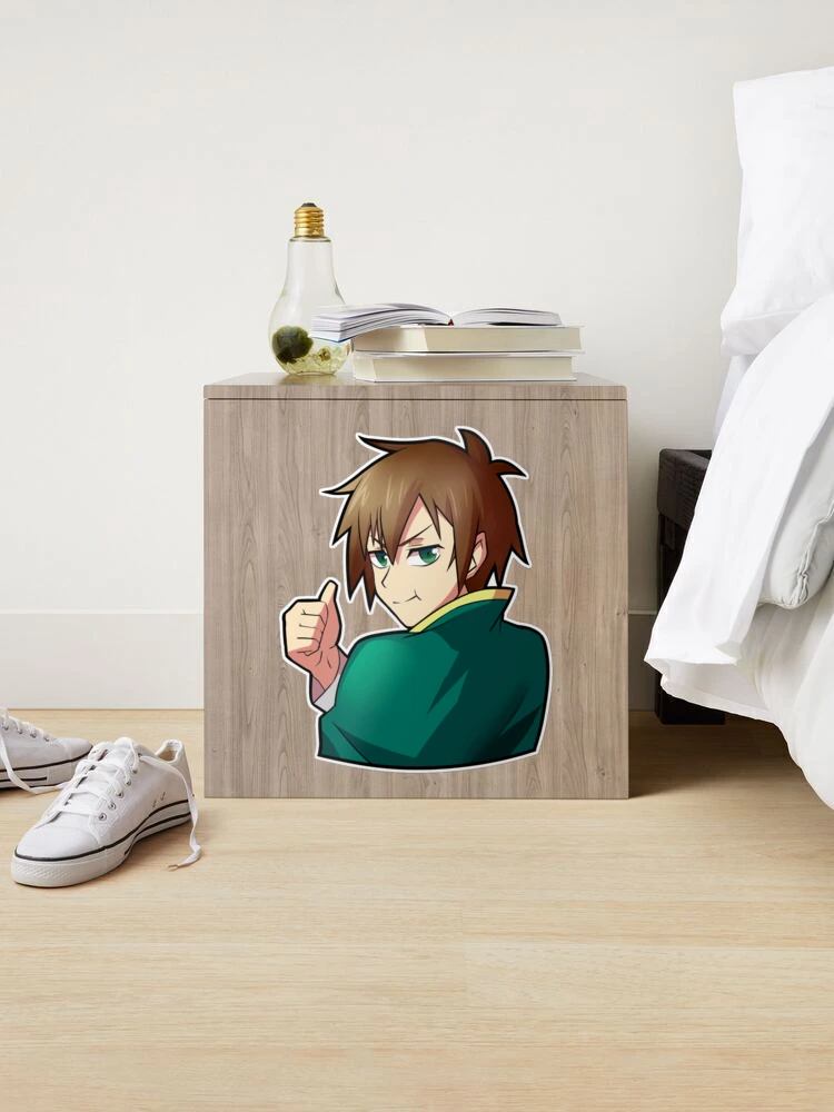 Kazuma Satou from Konosuba Glossy Sticker Anime Appliances, Walls