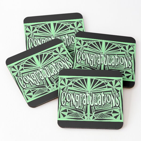 Item preview, Greened Greeting  Pattern Proposed 4 Picture Portal Congratulations designed and sold by KazM.