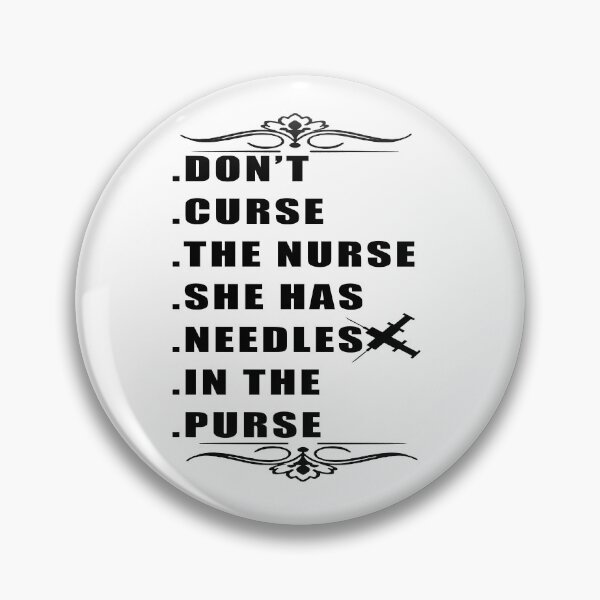 Item preview, curse the nurse merch (black) designed and sold by med-leghdaich.