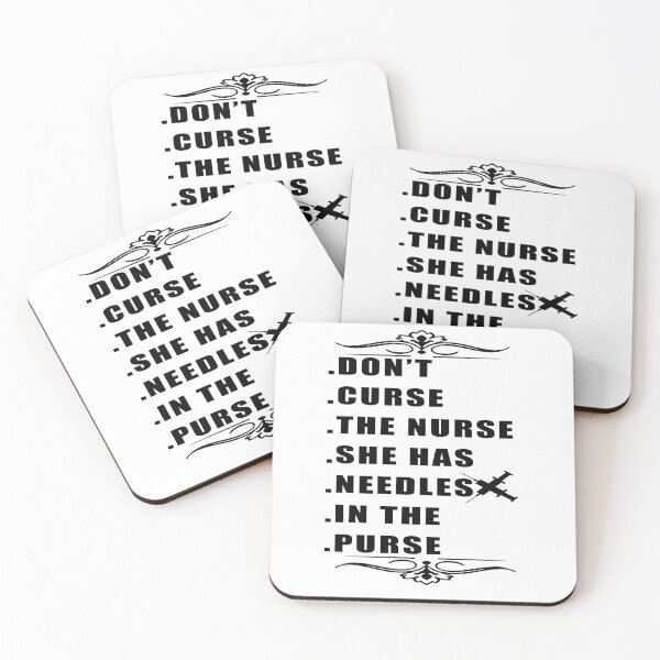 Item preview, curse the nurse merch (black) designed and sold by med-leghdaich.