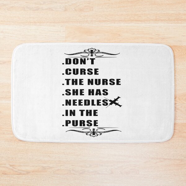 Item preview, curse the nurse merch (black) designed and sold by med-leghdaich.
