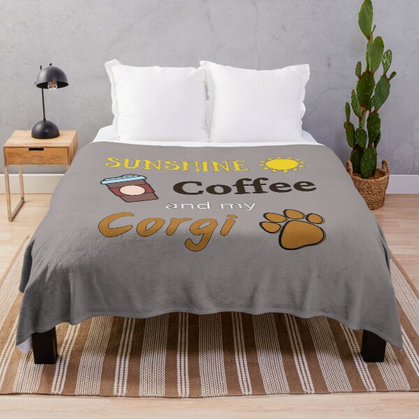 Item preview, Sunshine Coffee and my Corgi designed and sold by TommysShop.