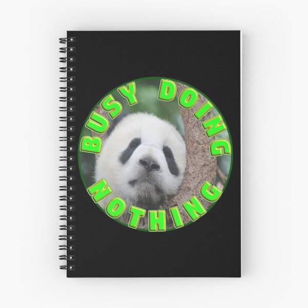 Item preview, BUSY DOING NOTHING PANDA - FOR BABY PANDA LOVER designed and sold by Ralek.