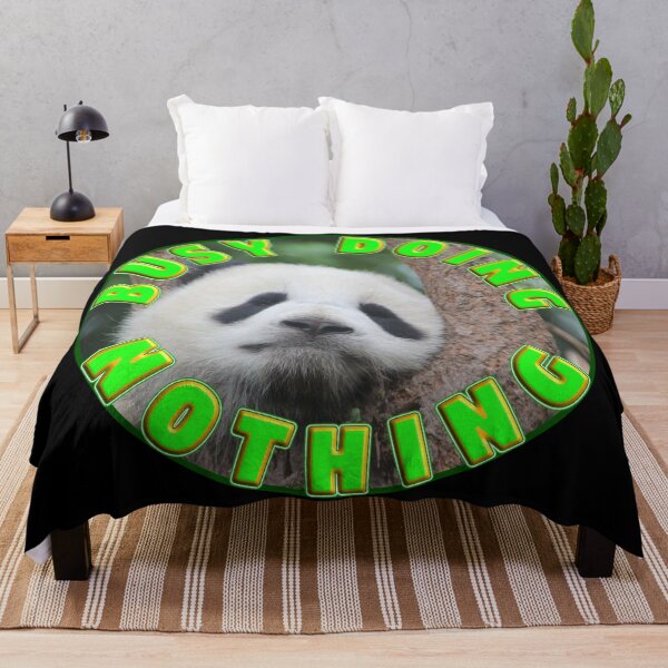 Item preview, BUSY DOING NOTHING PANDA - FOR BABY PANDA LOVER designed and sold by Ralek.