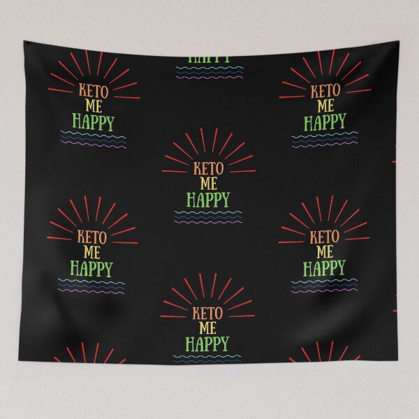 Item preview, KETO ME HAPPY  (rainbow) designed and sold by Le Plus Three.