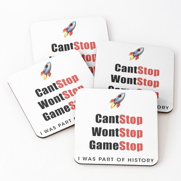 Item preview, Cant stop Wont stop Game Stop GME | Gamestop I was part of history designed and sold by designdot.