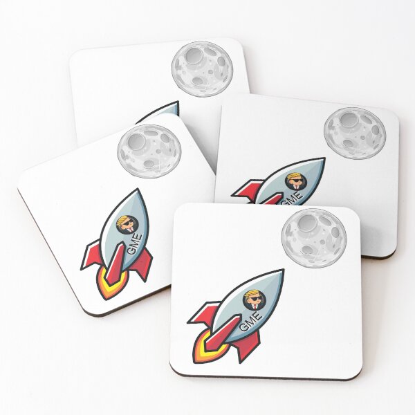 Item preview, Gamestonk rocketting to the moon designed and sold by rdowerarts.