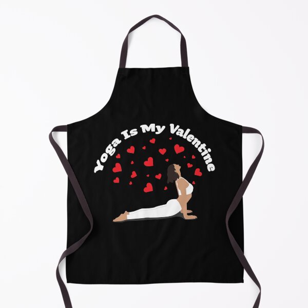 Item preview, Yoga Is My Valentine Illustration with Red Hearts for Yoga Love designed and sold by KLINESTORE.