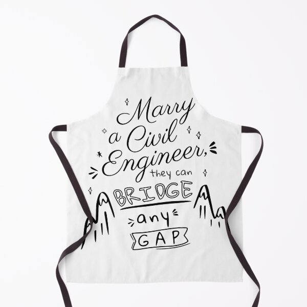 Item preview, Marry a Civil Engineer designed and sold by SayWhatDesigns.