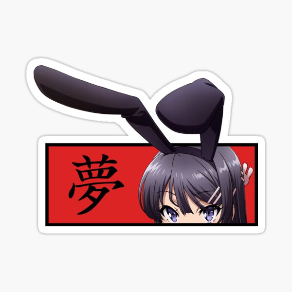 I bought some Mai stickers for my PC (˃ᆺ˂⁎) : r/SeishunButaYarou