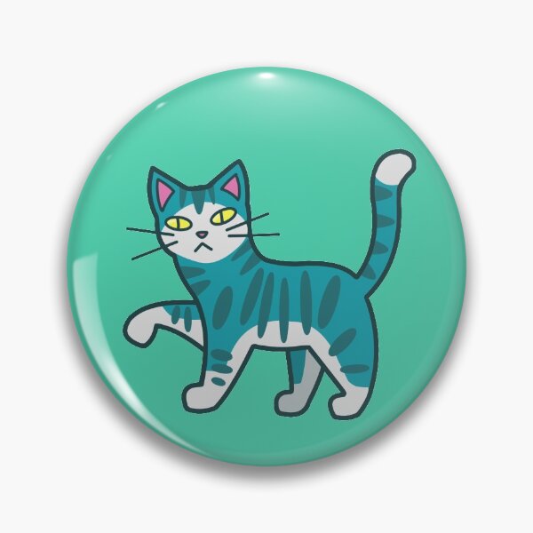 Item preview, blue kitty  designed and sold by PrickleCat.