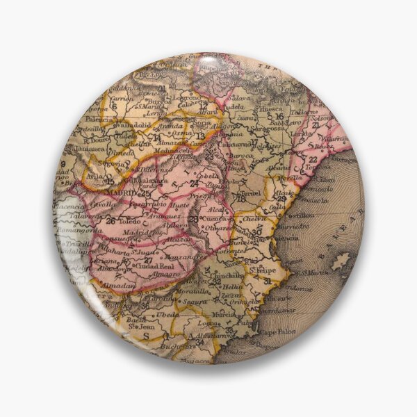 Item preview, Old Map of Spain designed and sold by Element85.