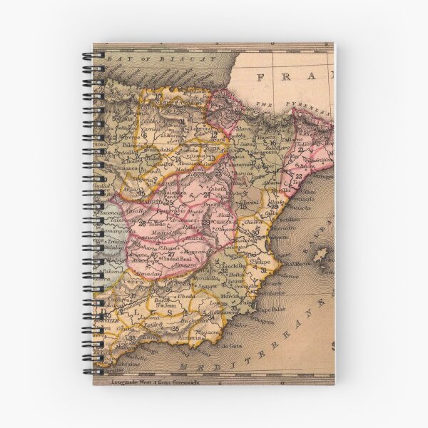Item preview, Old Map of Spain designed and sold by Element85.