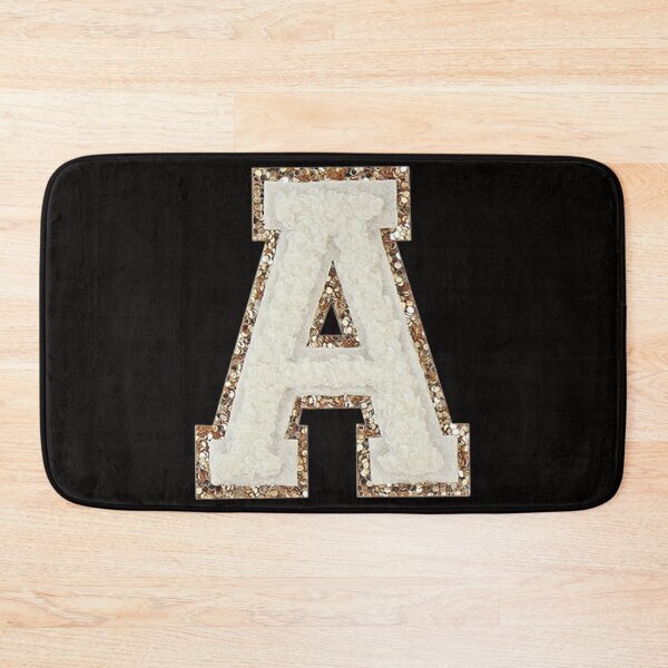 Item preview, A - Blanc Glitter Varsity Letter Patches designed and sold by Monograms Ultd.