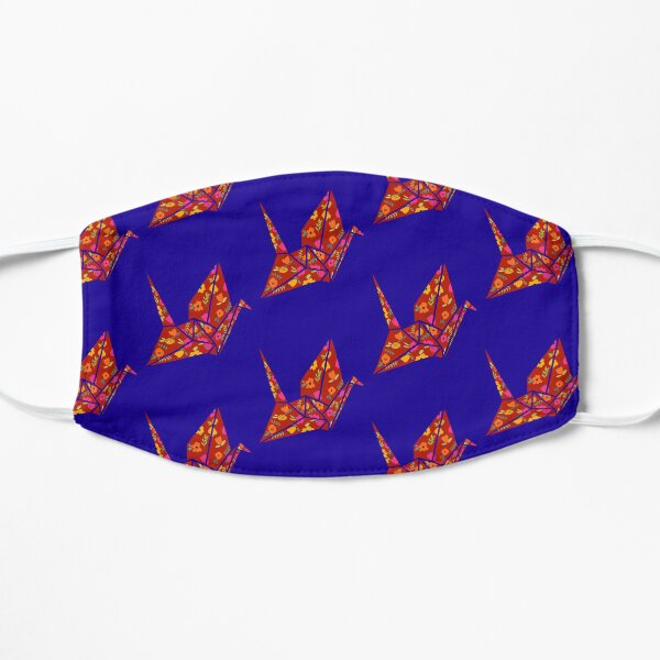 crane (the bird, not the construction equipment) Flat Mask