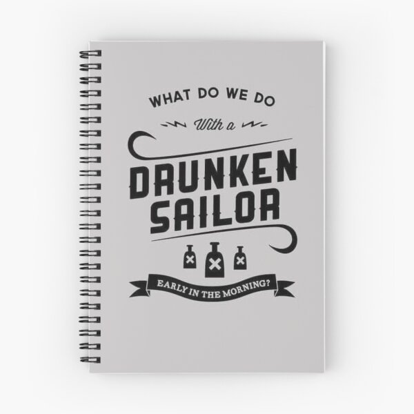 Item preview, what do we do with a drunken sailor    designed and sold by TheRockinHippie.