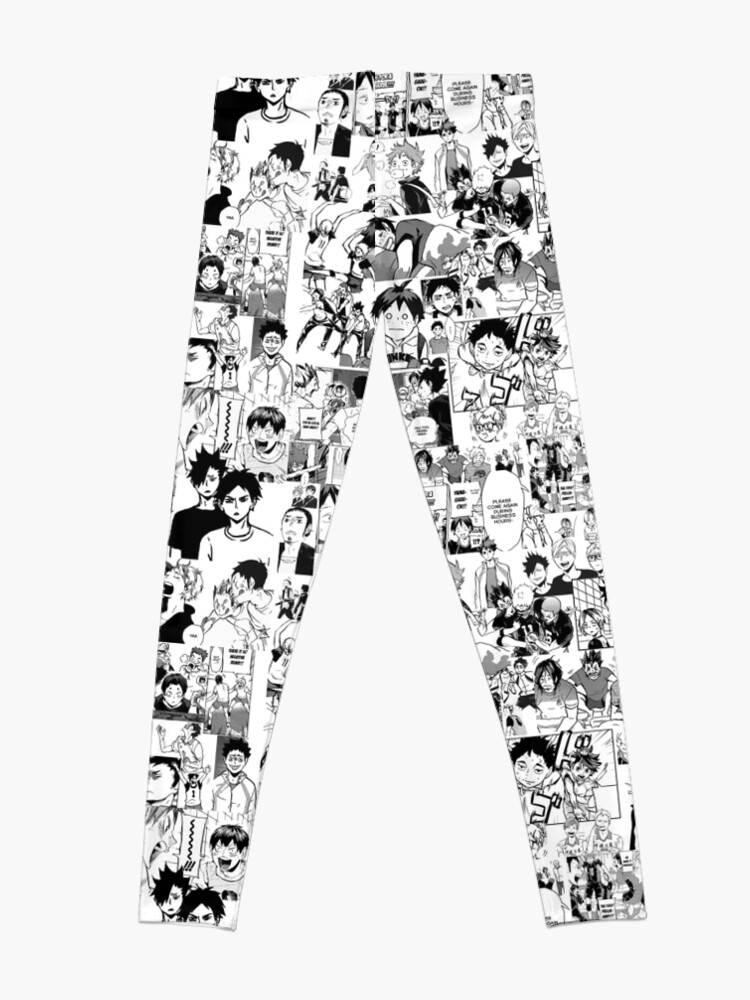 Alternate view of Haikyuu!! - Manga Collage Leggings