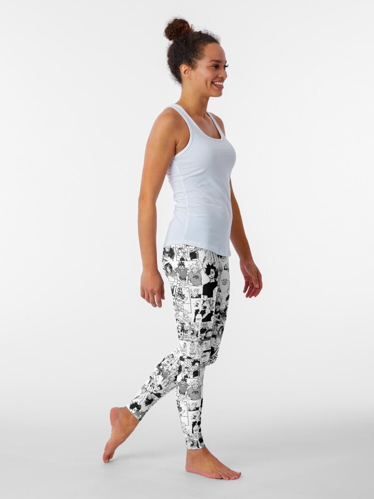 Alternate view of Haikyuu!! - Manga Collage Leggings