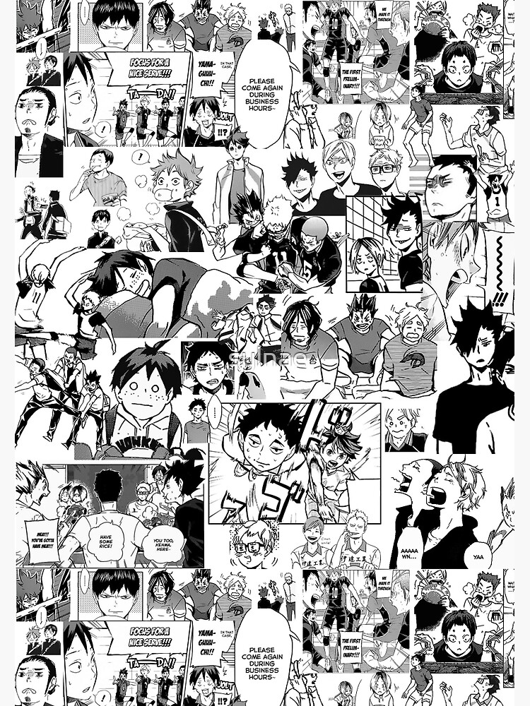 Haikyuu!! - Manga Collage by sylnae