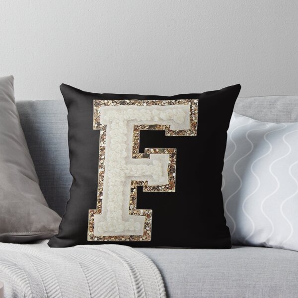 Item preview, F - Blanc Glitter Varsity Letter Patches designed and sold by Monograms Ultd.