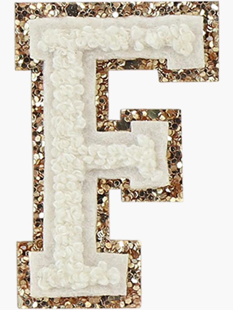 Fitzgerald Glitter Letter Thickers Stickers – Button Farm Club