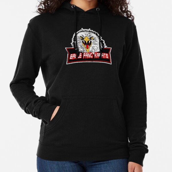 Grunge Style Eagle Fang Karate - Professional Graphics Lightweight Hoodie