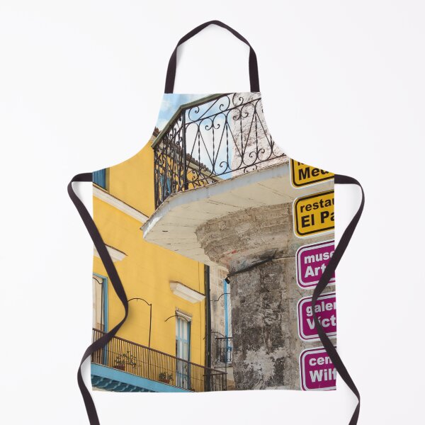 Item preview, Yellow Cuban Building and Street Signs designed and sold by zenygirl.