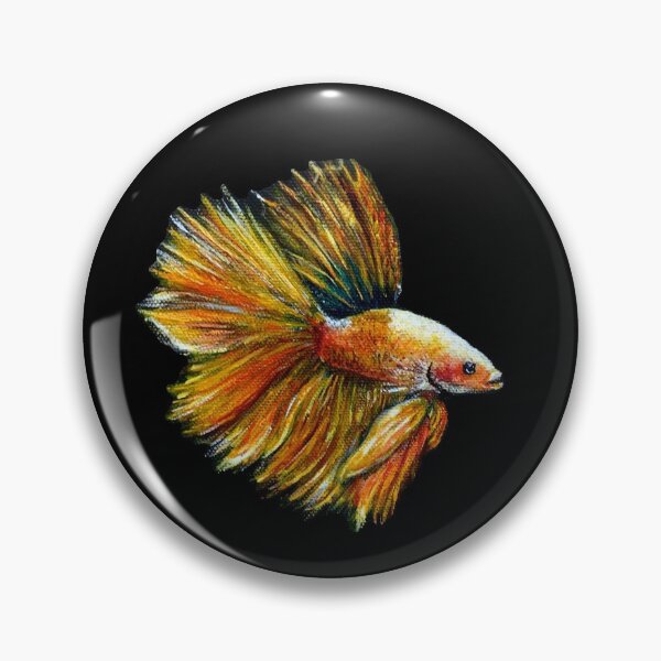Item preview, Golden Siamese Fighting Fish designed and sold by Sarah Girard.