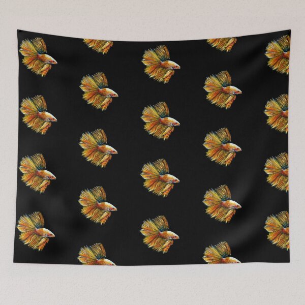 Item preview, Golden Siamese Fighting Fish designed and sold by Sarah Girard.