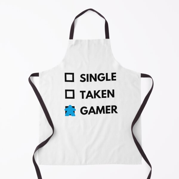 Item preview, Single Taken Tabletop Gamer Black Text Blue Meeple designed and sold by JEL-Designs.