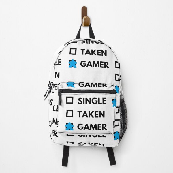 Item preview, Single Taken Tabletop Gamer Black Text Blue Meeple designed and sold by JEL-Designs.