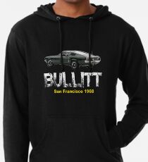 Klassisches amerikanisches Auto Bullitt Mustangs Leichter Hoodie
