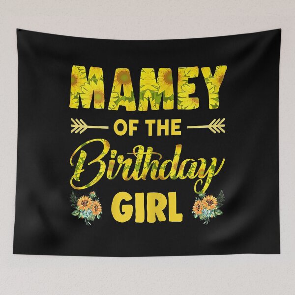 Item preview, Womens Mamey Of The Birthday Girl T-Shirt Mom Sunflower Gifts  designed and sold by margarettil63.