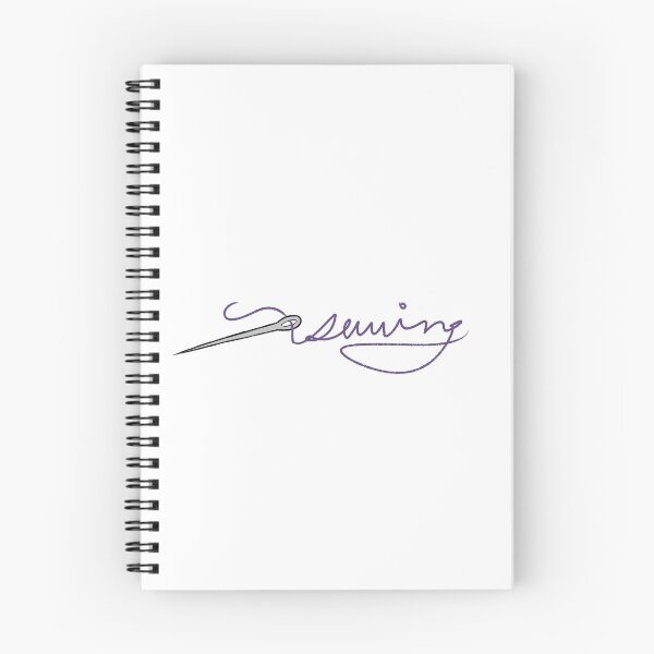 Item preview, Sewing needle and thread handlettering designed and sold by PastelDumpster.