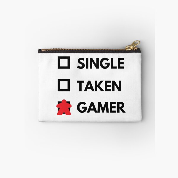 Item preview, Single Taken Tabletop Gamer Black Text Red Meeple designed and sold by JEL-Designs.