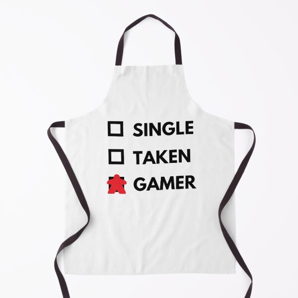 Item preview, Single Taken Tabletop Gamer Black Text Red Meeple designed and sold by JEL-Designs.